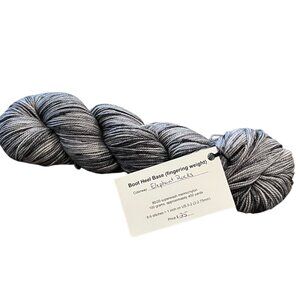 Show Me Yarn Boot Heel Base Fingering Weight Yarn Elephant Rocks 80/20 Superwash